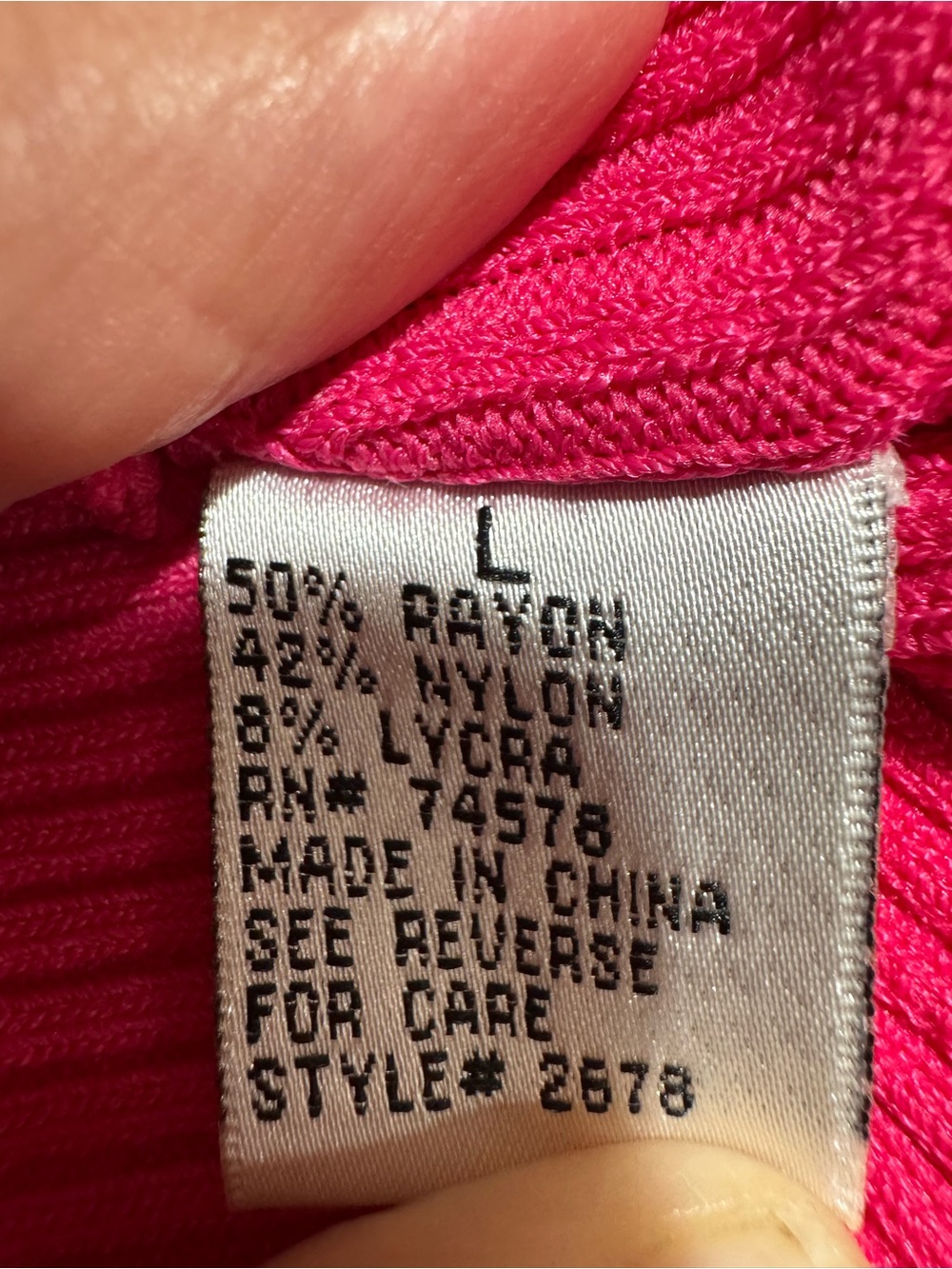 Vintage Y2K Caché Pink Gabrielle Solis Rhinestone Off Shoulder Zip Up Sweater L - Picture 4 of 7